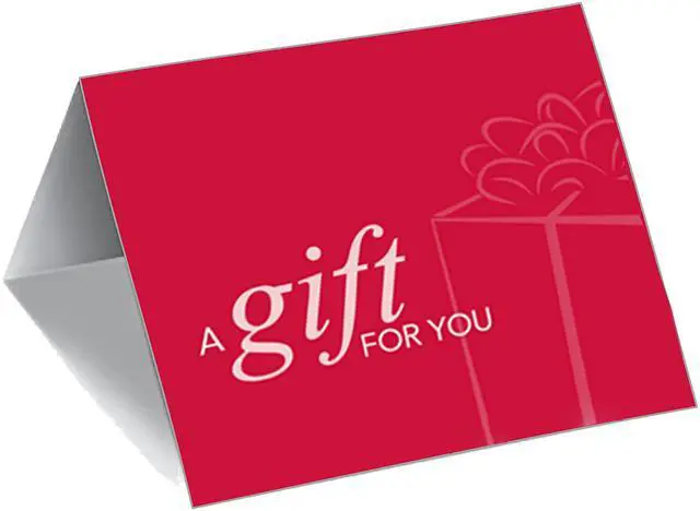 Main image of Gift Card Presenter (A Gift for You - Simple Red) 500 Pack
