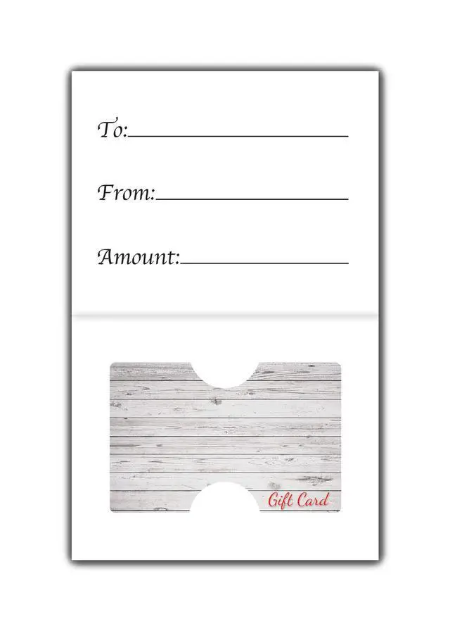 Alt view image 3 of 3 - Gift Card Presenter (A Gift for You - Simple Red) 500 Pack