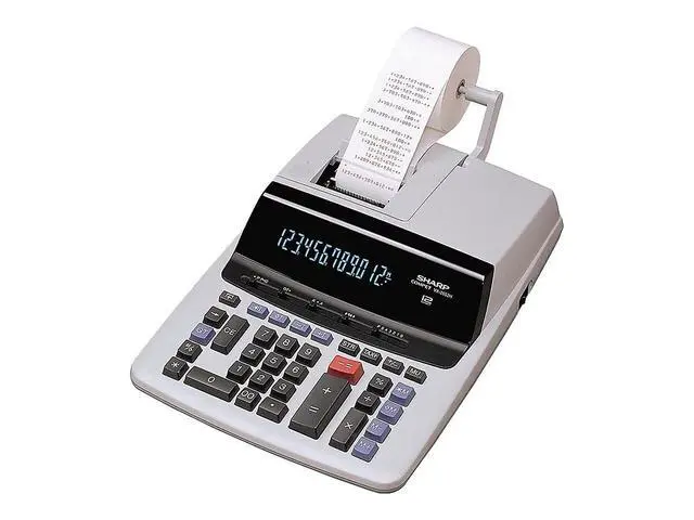 Alt view image 2 of 5 - VX2652H VX2652H Two-Color Printing Calculator Black/Red Print 4.8 Lines/Sec