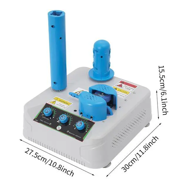 Alt view image 4 of 6 - Air Cushion Machine, 16.4-32.8 ft/min Efficiently Air Pillow Machine, Portable Air Cushion Wrap Machine, Adjustable Design Inflatable Packaging System for Distribution and Packaging Supplies