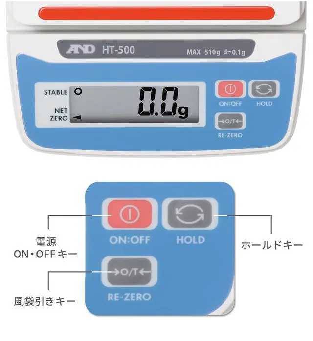 Alt view image 6 of 6 - A & D digital scales HT-500
