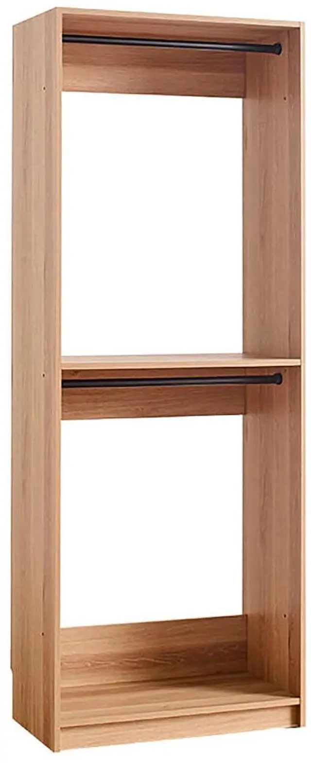 Main image of Prosper 32" Oak Wood Walk-in Closet with Two Rods