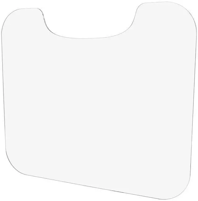 Main image of 6 Pack Portable Lap Desk 22" Clear Acrylic Activity Lap Tray Lightweight for Coloring Writing Drawing Eating Studying 3/16" Thick by