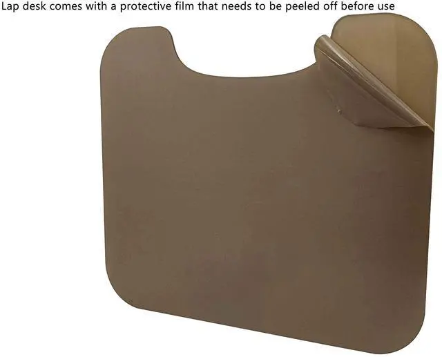 Alt view image 5 of 6 - 6 Pack Portable Lap Desk 22" Clear Acrylic Activity Lap Tray Lightweight for Coloring Writing Drawing Eating Studying 3/16" Thick by