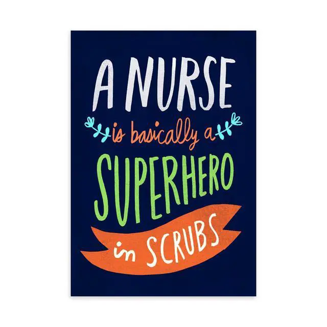 Main image of Hallmark Business (100 Pack) Nurse Appreciation Week Cards (Superhero in Scrubs) for Nurses, Healthcare, Hospitals, Clinics, Schools, Medical Staff, Nursing Homes, Caregivers, Hospice Care