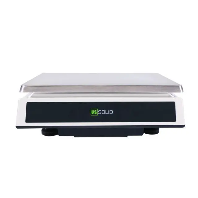 Alt view image 3 of 5 - Compact Bench Scale Digital Bench Platform Balance, 28 kg x 0.1 g, Stainless Steel 315 x 230 mm Pan, RS232, Piece Counting, g/ct/oz