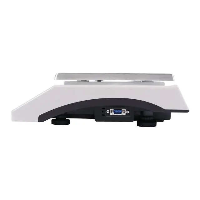 Alt view image 5 of 5 - Compact Bench Scale Digital Bench Platform Balance, 28 kg x 0.1 g, Stainless Steel 315 x 230 mm Pan, RS232, Piece Counting, g/ct/oz