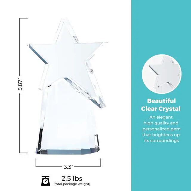 Alt view image 3 of 5 - Engraved Pillar of Success Crystal Trophy