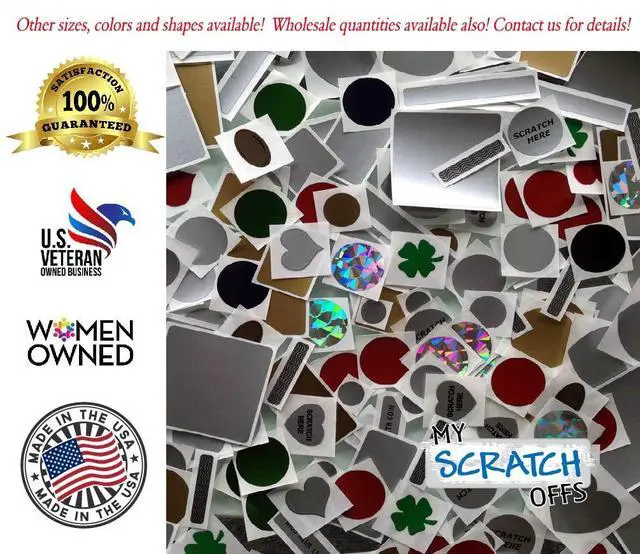 Alt view image 6 of 6 - 2 in Silver Round Scratch-Off Stickers, 2500 Pack | Ideal for gender reveals, baby showers, wedding games, invitations, raffle tickets, classroom rewards, businesses, activities