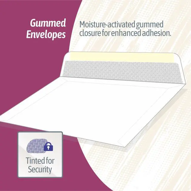Alt view image 2 of 6 - W-2 Tax Forms Double Window Security Envelopes, (Pack of 500 Envelope)