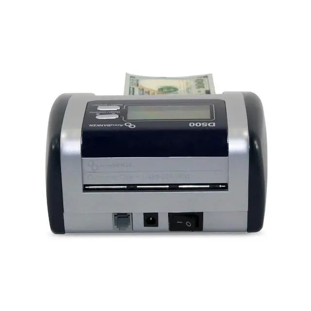 Alt view image 5 of 6 - AccuBANKER D500 5-Point Automatic Counterfeit Bill & Value Money Detector Machine for Suspicious US Dollar Bills. Compact and Reliable, Commercial Grade, UL Listed (Pack of 2)