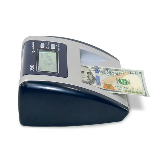 Alt view image 6 of 6 - AccuBANKER D500 5-Point Automatic Counterfeit Bill & Value Money Detector Machine for Suspicious US Dollar Bills. Compact and Reliable, Commercial Grade, UL Listed (Pack of 2)