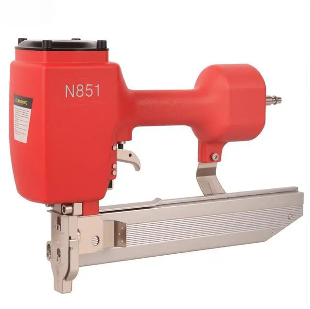 Main image of Pneumatic Nail Gun, 2 in 1 Brad Nailer Staple Gun Fires N851 16 Gauge 7/16-Inch Medium Crown 1-Inch to 2-Inch Nails Staples for Carpentry, DIY, Woodworking