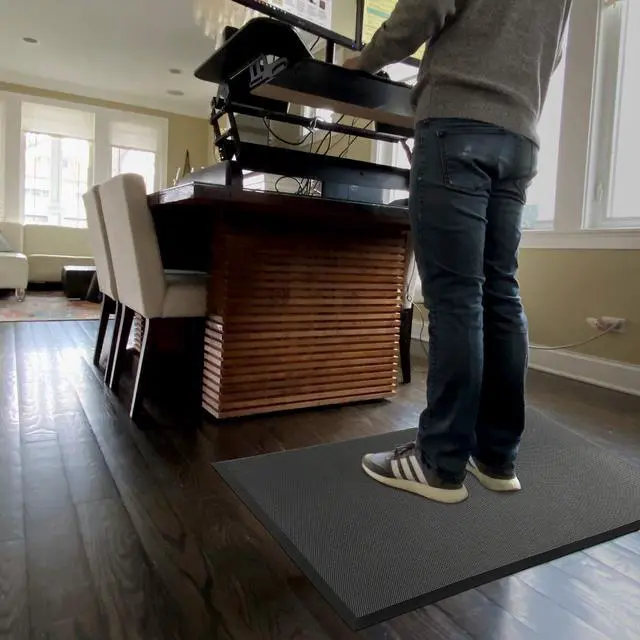 Alt view image 2 of 2 - 425 Superfoam Revive RS Standing Desk Mat 24"X40" Black