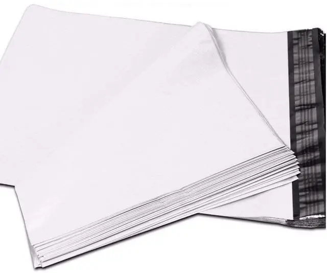 Main image of 12 x 16 Inch Packaging Supplies White Poly Mailers Self-Sealing Shipping Envelopes Plastic Mailing Bags 2.5 Mil Thickness 12"x16" (2000)