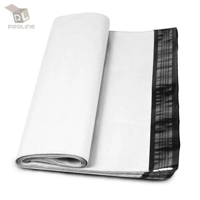 Alt view image 3 of 3 - 12 x 16 Inch Packaging Supplies White Poly Mailers Self-Sealing Shipping Envelopes Plastic Mailing Bags 2.5 Mil Thickness 12"x16" (2000)