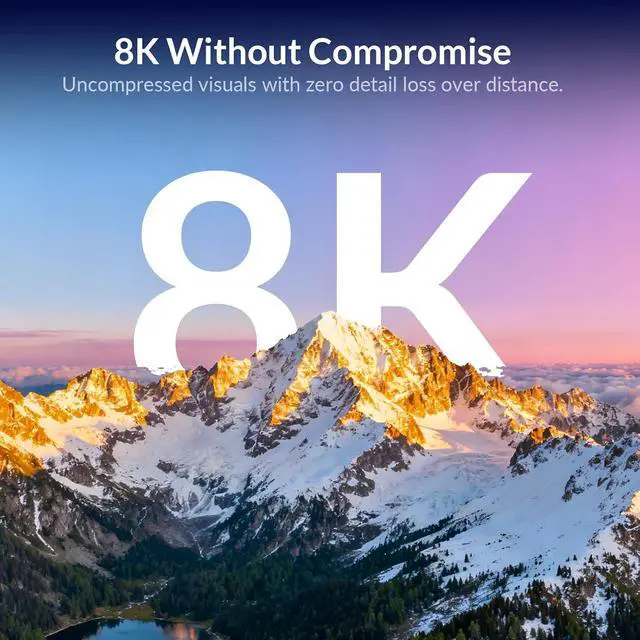 Alt view image 3 of 7 - AV Access 8K KVM HDMI Extender Over CAT6/7, 328ft HDBaseT Extender with 4 USB 2.0 Ports, 8K@60Hz 4:2:0, 4K@120Hz, EDID, HDCP 2.3, Audio Extraction, Zero-Latency, RS232, One-Way PoC, Plug & Play
