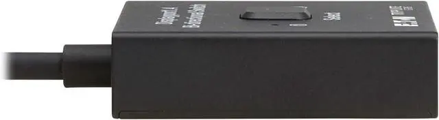 Alt view image 7 of 7 - Tripp Lite Series 8K DisplayPort Switch, 2x1 Bi-Directional DisplayPort Splitter, 2 in 1 Out, Push Button Switch, No Software Needed, HDR, HDCP Passthrough, 1-Year Warranty (B119-002-BDS-DP)