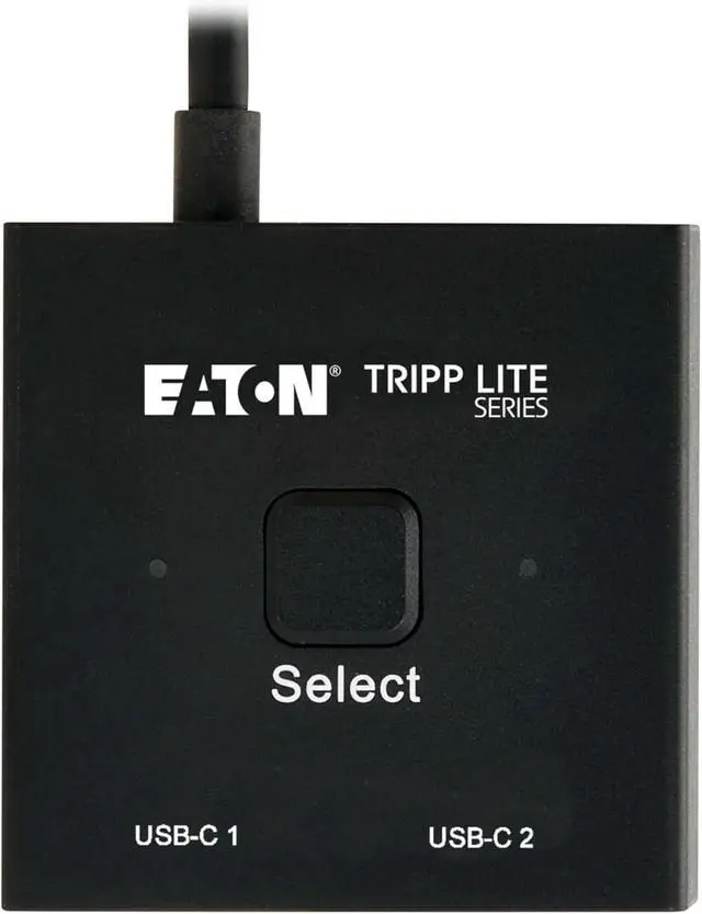 Alt view image 4 of 7 - Tripp Lite 2x1 Bi-Directional USB-C Switch, 10 Gbps Data Transfer, 8K@60Hz or 4K@120Hz Video, 100W PD Charging, USB 3.2 Gen 2, HDCP Passthrough, No Software Needed, 3-Year Warranty (U415-002-BDS)