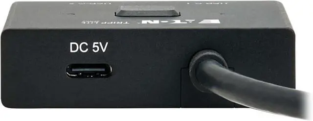 Alt view image 5 of 7 - Tripp Lite 2x1 Bi-Directional USB-C Switch, 10 Gbps Data Transfer, 8K@60Hz or 4K@120Hz Video, 100W PD Charging, USB 3.2 Gen 2, HDCP Passthrough, No Software Needed, 3-Year Warranty (U415-002-BDS)
