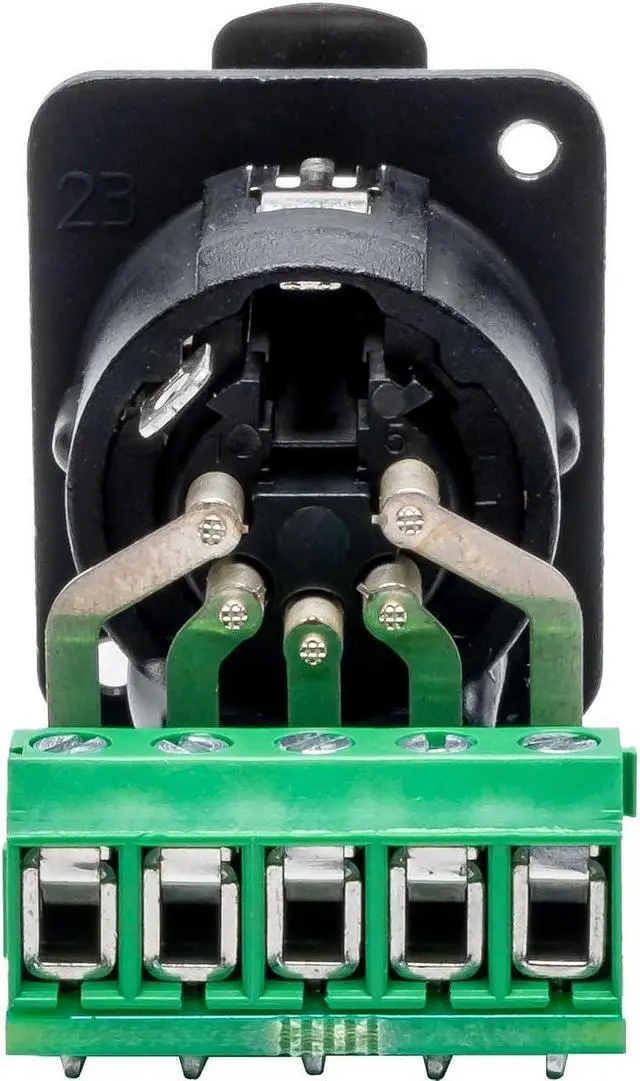 Alt view image 3 of 5 - Sescom SES-ACON-105x 5-Pin XLR Female to 5-Position Phoenix Plug PCB Mounted Audio Adapters