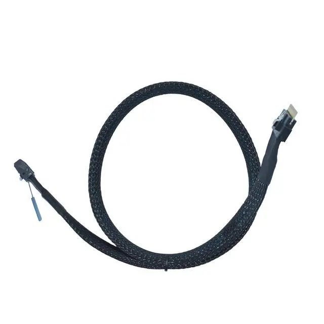 Alt view image 6 of 7 - PCIe 5.0 MCIOx8 74Pin to Slim SAS SFF-8654 8i Cable for Server Backplane, 1.6ft (50cm)