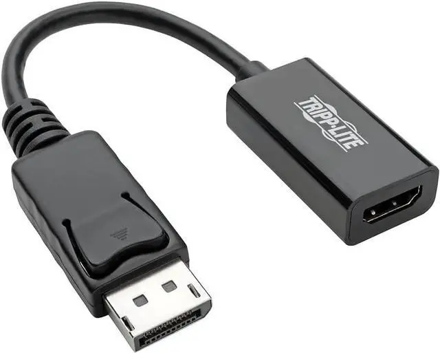 Main image of Tripp Lite DisplayPort to HDMI Adapter Converter 4K @ 60Hz, Latching Connector, DP 1.2 to HDMI 2.0 M/F, DP to HDMI (P136-06N-H2V2LB)