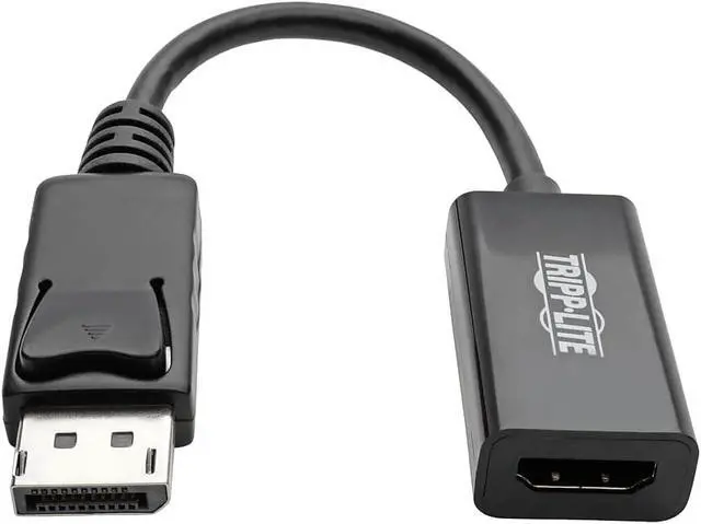 Alt view image 3 of 5 - Tripp Lite DisplayPort to HDMI Adapter Converter 4K @ 60Hz, Latching Connector, DP 1.2 to HDMI 2.0 M/F, DP to HDMI (P136-06N-H2V2LB)