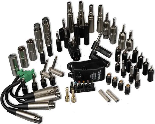 Main image of Hosa MAK-582 PatchPal Ultimate Connectivity Toolkit for Audio Troubleshooting & Signal Integration, Essential Gear for Live Sound, Studio, Broadcast & AV Professionals, 52 Pieces