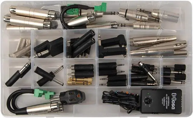 Alt view image 5 of 7 - Hosa MAK-582 PatchPal Ultimate Connectivity Toolkit for Audio Troubleshooting & Signal Integration, Essential Gear for Live Sound, Studio, Broadcast & AV Professionals, 52 Pieces