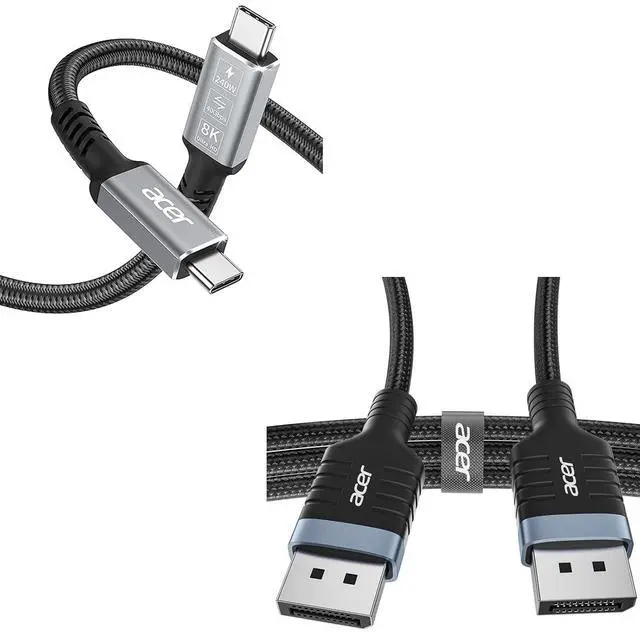 Main image of Acer USB4 Cable 40Gbps 8K@60Hz Bunlbe 8K DisplayPort Cable (8K60Hz10FT)