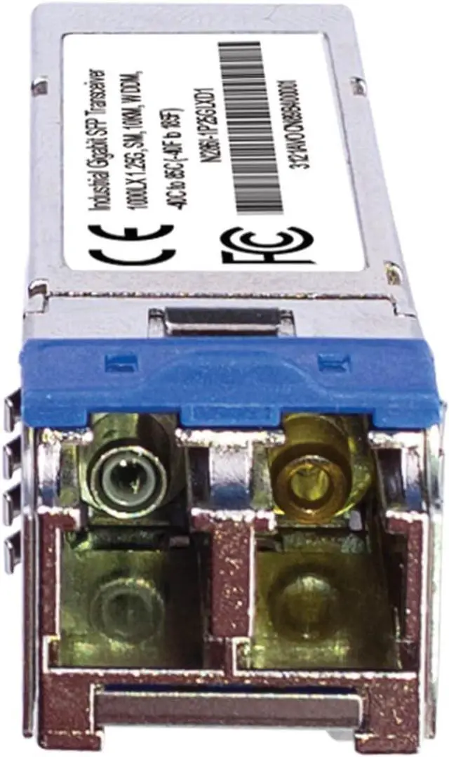 Alt view image 3 of 7 - Tripp Lite Gigabit Industrial SFP Transceiver, Singlemode Fiber, 1000Base-LX, LC Duplex, DDM, Bi-Directional, 1.25 Gbps, Up to 6.2 Miles / 10 Km, 1-Year Warranty (N286I-1P25GLXD1)