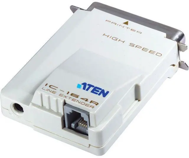 Main image of Aten Non-Powered/High Speed Parallel Data Extender, IC164-AT (Parallel Data Extender IC164T- 1xDB 25 Male,IC164R- 1xDB 36 Male, Both with 1xRJ11 Jack,)
