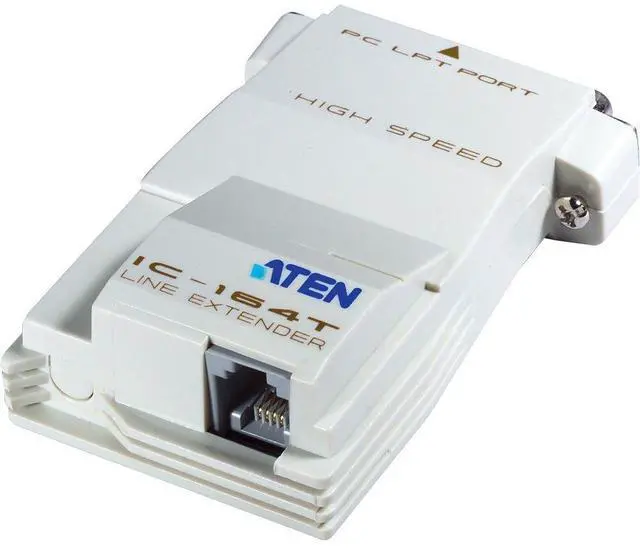 Alt view image 2 of 3 - Aten Non-Powered/High Speed Parallel Data Extender, IC164-AT (Parallel Data Extender IC164T- 1xDB 25 Male,IC164R- 1xDB 36 Male, Both with 1xRJ11 Jack,)