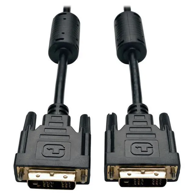 Alt view image 2 of 4 - Tripp Lite Eaton P561-015 15 ft DVI-D Single-Link Video Cable, Male/Male Gold-Plated, 1920x1200 4.95Gbps PC Monitor HDTV Projector Cord, Cloud Care Pre-Configured Bundle Eligible (50 Pack)