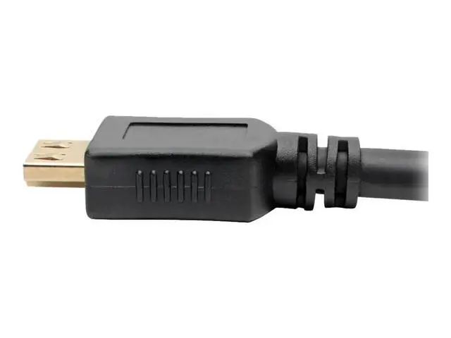 Alt view image 3 of 5 - Tripp Lite Eaton Series P568-035-BK-GRP High-Speed HDMI Cable 35 ft, 4K/60Hz, Gold Grip Connectors, Shielded HDCP, EMI/RFI, Black Cloud Care Pre-Configured Bundle Eligible (10 Pack)