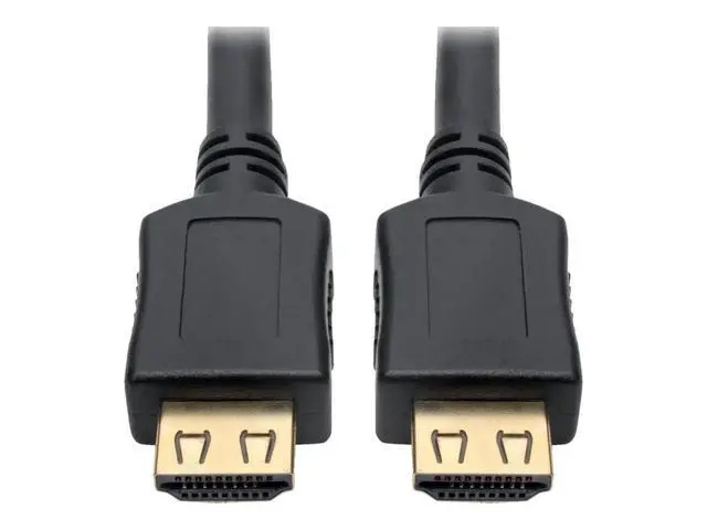 Alt view image 2 of 5 - Tripp Lite Eaton Series P568-035-BK-GRP High-Speed HDMI Cable 35 ft, 4K/60Hz, Gold Grip Connectors, Shielded HDCP, EMI/RFI, Black Cloud Care Pre-Configured Bundle Eligible (10 Pack)