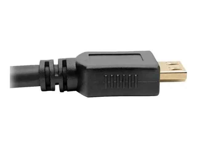 Alt view image 4 of 5 - Tripp Lite Eaton Series P568-035-BK-GRP High-Speed HDMI Cable 35 ft, 4K/60Hz, Gold Grip Connectors, Shielded HDCP, EMI/RFI, Black Cloud Care Pre-Configured Bundle Eligible (10 Pack)