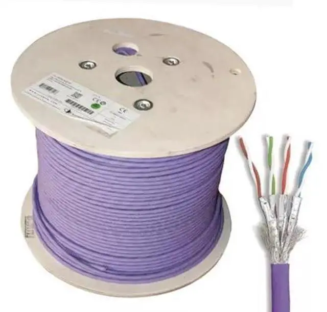 Alt view image 2 of 4 - Siemon Cat6A F/UTP Network Cable, 305m/1000ft, LSOH Violet Jacket, 23 AWG, PoE Compatible