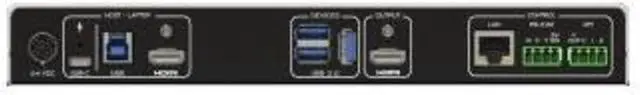 Main image of Inogeni Toggle Dock 2X1 2 Host Toggle Dock 2 x 1 KVM Switch Black