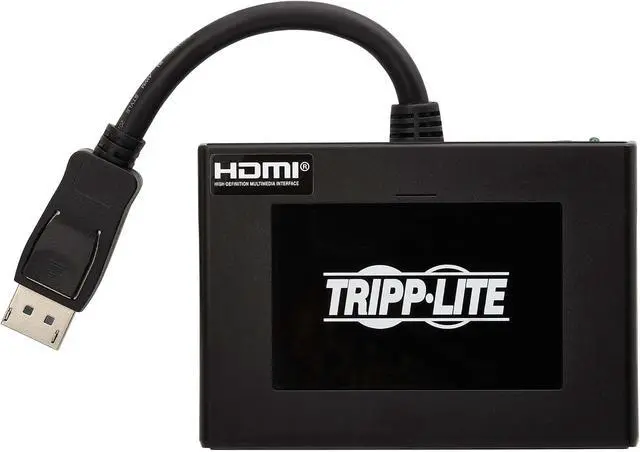 Alt view image 4 of 7 - Tripp Lite DisplayPort to HDMI Adatper, 4 Monitor Display Splitter, 4K@60Hz, DP to 4X HDMI - Extend, Mirror, & Video Wall - DisplayPort MST 4-Port Hub, Plug-and-Play, 3-Year Warranty (B156-004-HD-V3)