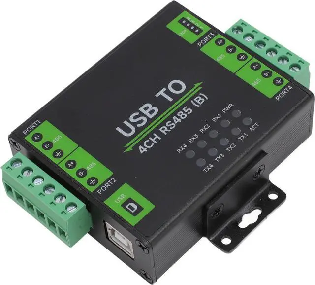 Alt view image 3 of 7 - Qiilu USB to RS485 Converter - 4CH in Rial Grade Isolated Adapter for OS X, 11 10 8.1 8 7
