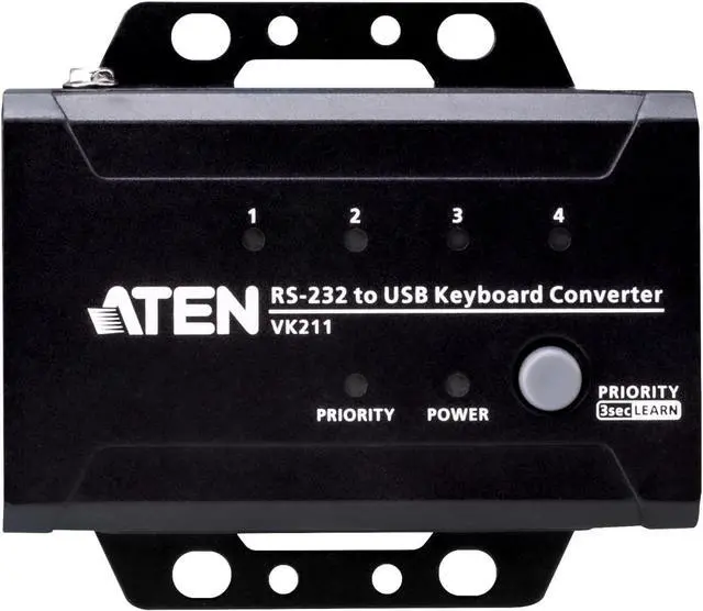 Alt view image 4 of 5 - ATEN RS-232/Contact to USB Keyboard Converter VK211