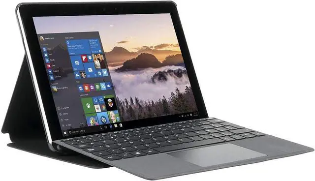 Alt view image 2 of 6 - Mobilis Origine 10" Folio Case for Tablet (Folio, Microsoft, Microsoft Surface Go, 10", 262 g, Black)