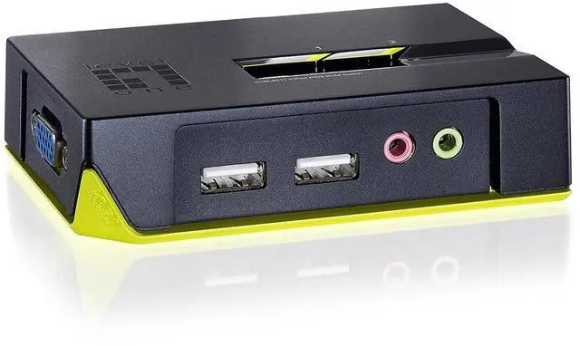 Main image of Level One 2-Port 2*USB KVM with Audio Bl, KVM-0221