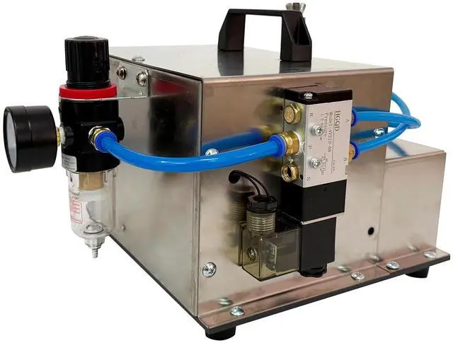 Alt view image 7 of 7 - INTSUPERMAI Cable Straightener Machine, Network Cable Straightening Machine Compact Desktop Pneumatic Tool with Foot Pedal for Network Cable Untwisting & Wire Prep 110V