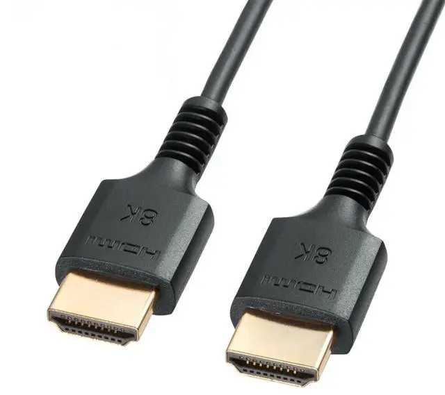Main image of Sanwa Supply KM-HD20-US15 UltraHighSpeed Certified Slim Cable (4.9 ft (1.5 m)