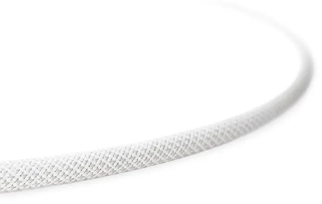 Alt view image 3 of 6 - CalDigit Thunderbolt 4 Pro Braided Cable - 1m, 40Gbps, 240W Power Delivery, Compatible with Thunderbolt 3, Thunderbolt 5, USB4 Type C, MacBook Pro, iMac, iPhone 17, White
