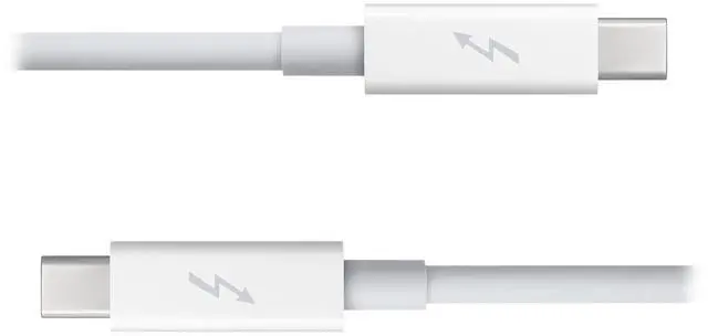 Main image of 20Gbps Thunderbolt2 Cable Thunder-Bolt 2 Port to Thunderbolt 2 Male to Male 4K Video Data Cable Compatible with 2013 2014 2015 Mac & Disk & Displays 200cm (Not for Mini Displayport)