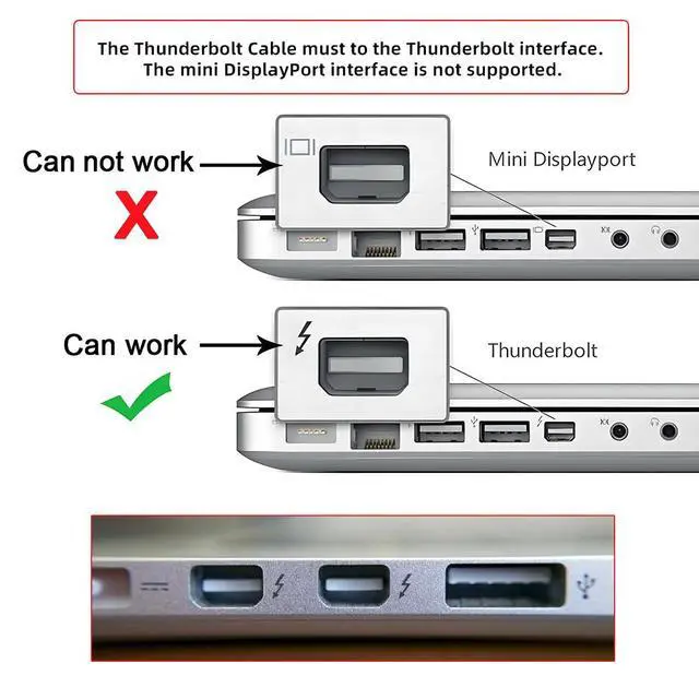 Alt view image 4 of 7 - 20Gbps Thunderbolt2 Cable Thunder-Bolt 2 Port to Thunderbolt 2 Male to Male 4K Video Data Cable Compatible with 2013 2014 2015 Mac & Disk & Displays 200cm (Not for Mini Displayport)